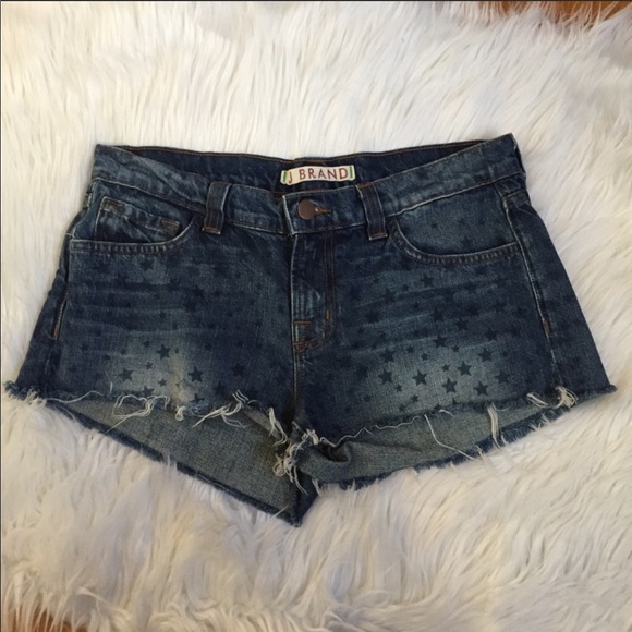 J Brand Star Denim Cutoff Shorts Vintage Star 26 - Picture 2 of 8